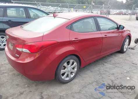 2012 Hyundai Elantra Limited (Ulsan Plant) z USA, uszkodzony, nr VIN KMHDH4AE6CU255790